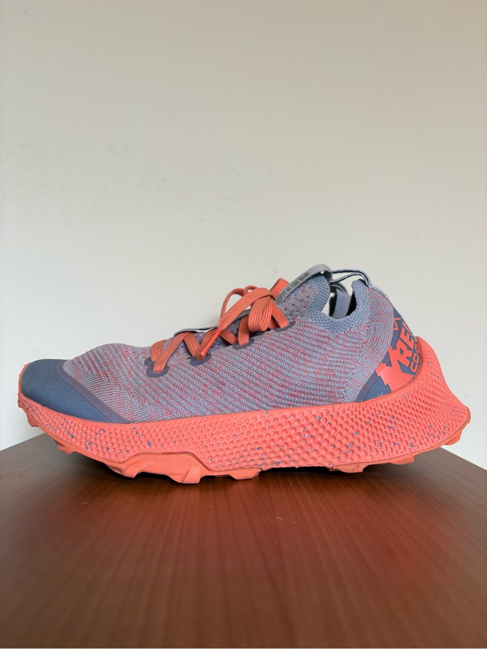 REI Co-op Swiftland MT Trail Running Shoes Grey Orange size 9.5